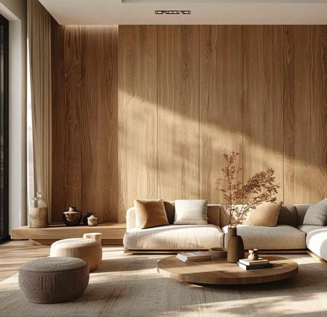 Caja WPC Panel Plano Para Muros Interiores