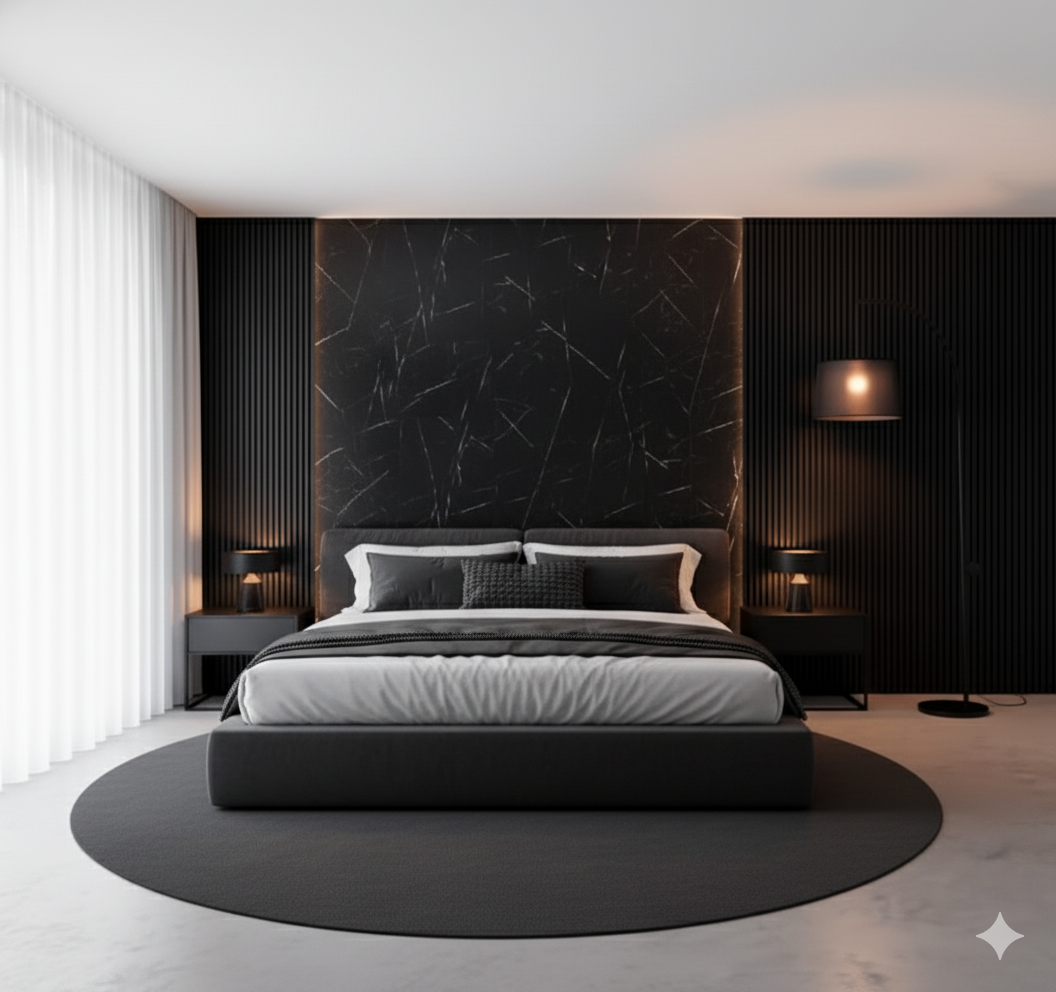 Caja de Lambrin WPC Color Negro - 16 paneles