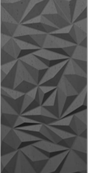 Panel Roca PU Triángulos 3D