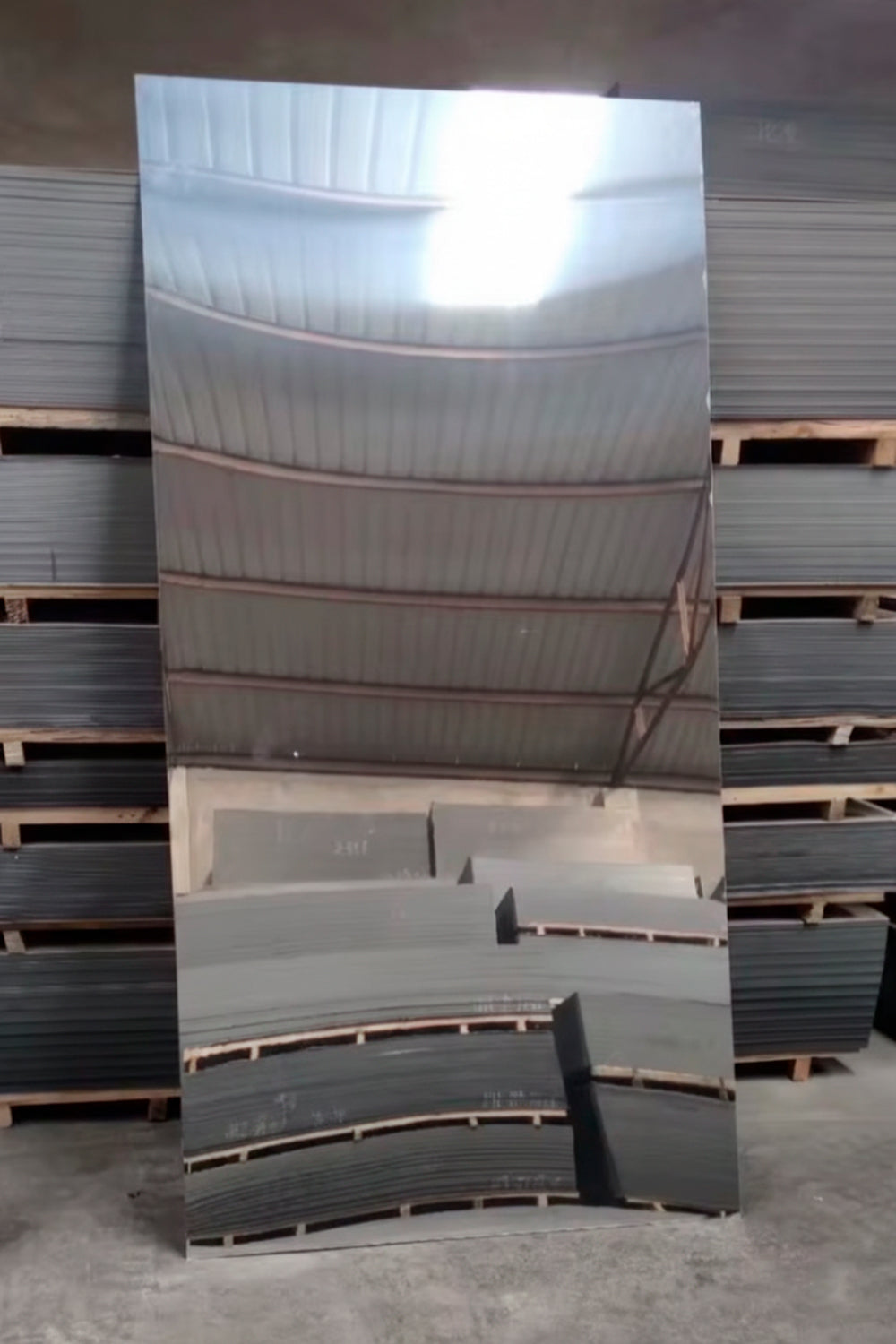 Lamina Espejo PVC Bamboo